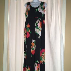 Piphany Floral Maxi Dress Large GUC